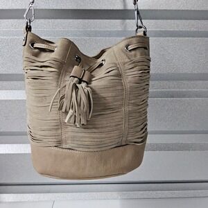 Fringe‎ Bucket Bag Boho Crossbody Purse Tassel Shoulder Bag